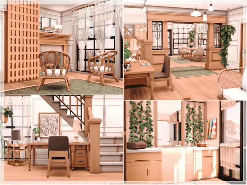 sims 4 cc san sequoia sea cottage no cc lot by moniamay72 7