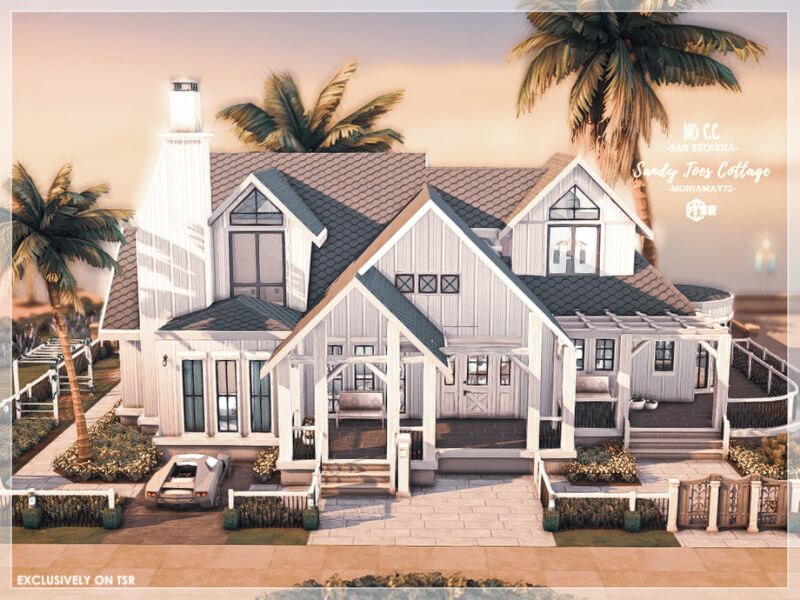 sims 4 cc sandy toes cottage no cc lot by moniamay72 2