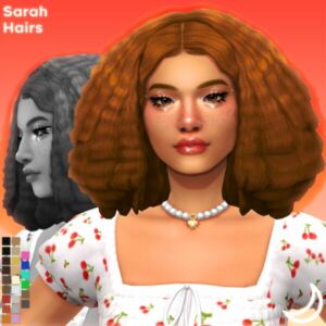 Stylish Sarah Hair by Imvikai Sims 4 CC