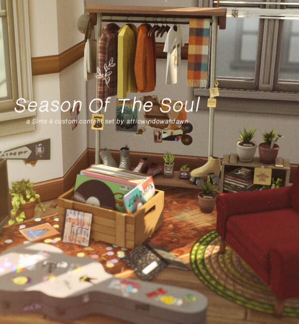 Season Of The Soul: A Cozy Decor Set Sims 4 CC