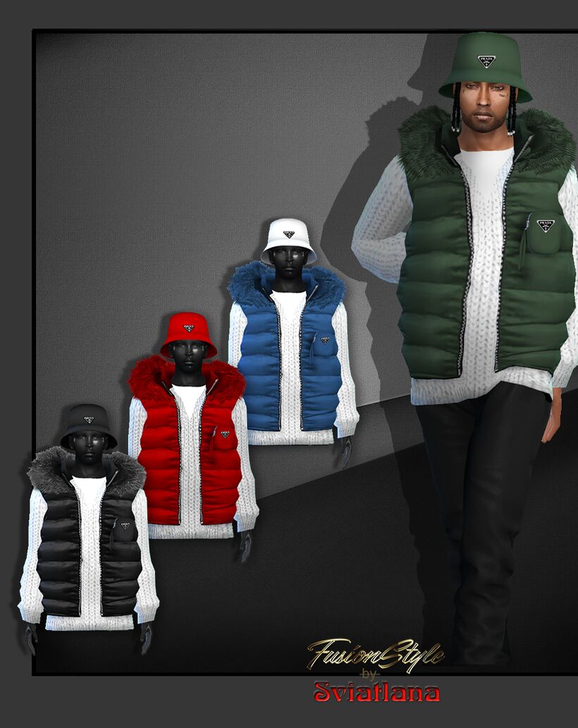 Stylish Male Clothing Set by Fusionstyle Sims 4 CC