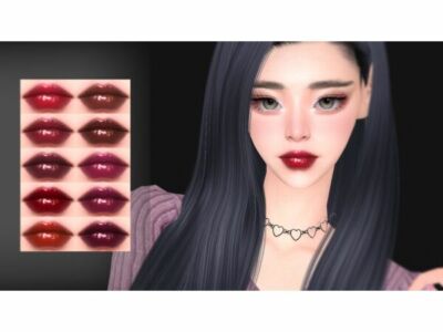 Shela Lipstick by Kikuruacchi Sims 4 CC