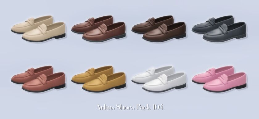 sims 4 cc shoes pack 104 by arltos 2