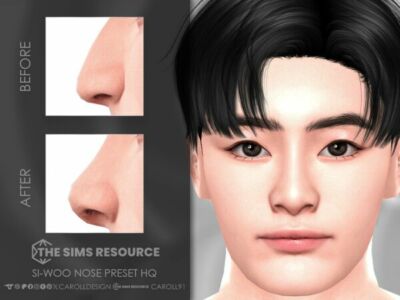 Si-Woo Nose Preset HQ Sims 4 CC