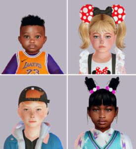 SIM Dump #38 – Infant, Toddler & Children Sims 4 CC