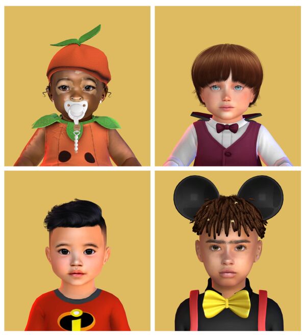 Sim Dump #40 – Infant, Toddler & Child Sims 4 CC