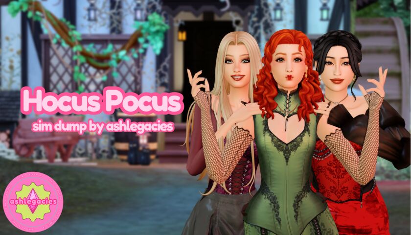 SIM Dump: Sanderson Sisters Sims 4 CC