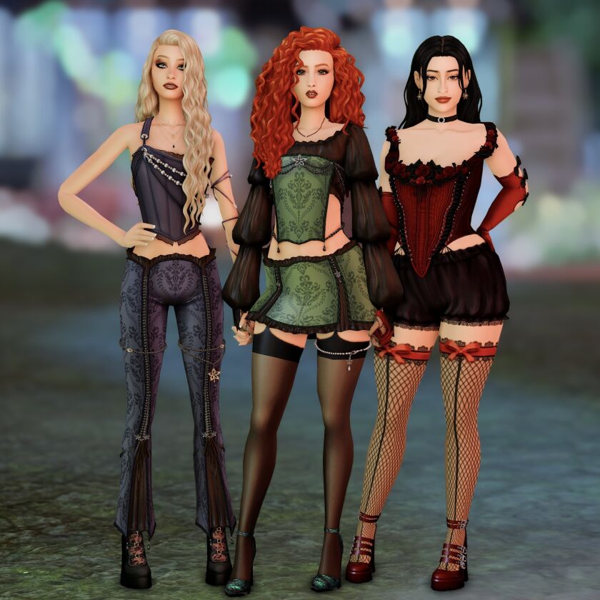 sims 4 cc sim dump sanderson sisters 2