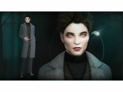 SIM Edward Cullen: Twilight Inspired Paranormal Character Sims 4 CC