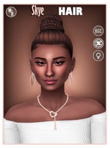 Sleek Skye Hair for Your Sims Sims 4 CC