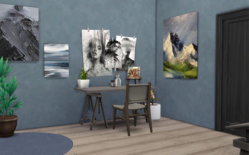 Small ART Studio | Screenshots Sims 4 CC