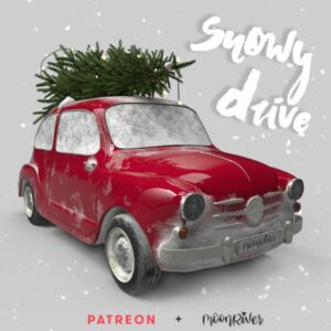 Snowy Drive Sims 4 CC