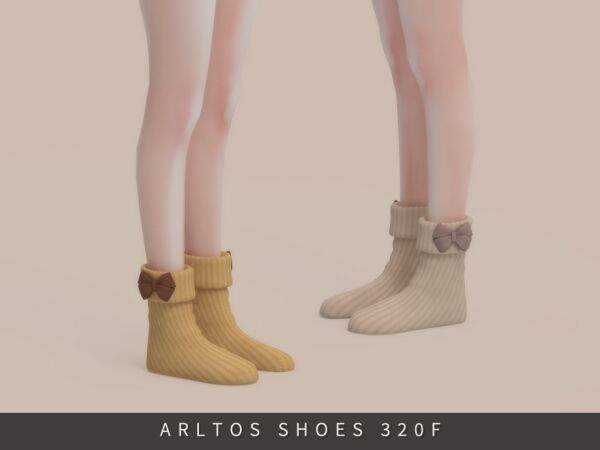 Charming Female Socks with Bows Sims 4 CC