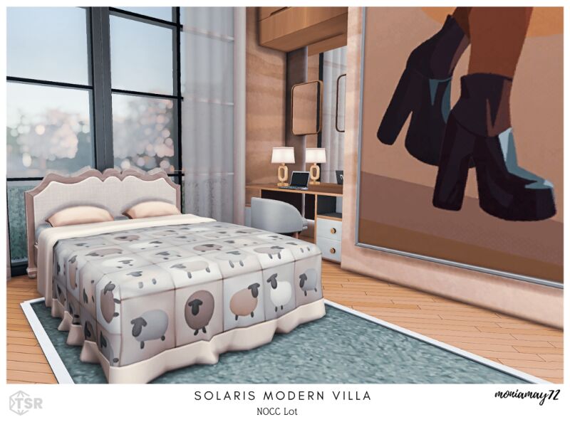 sims 4 cc solaris modern villa no cc 6