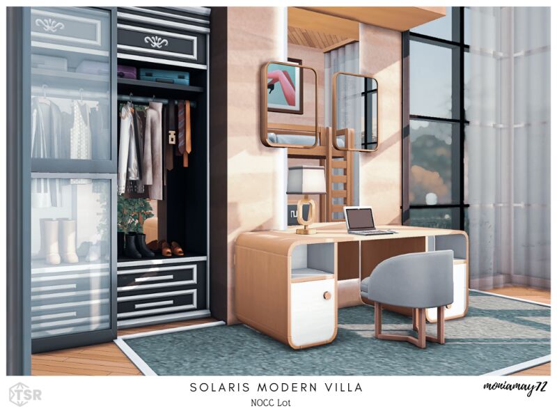 sims 4 cc solaris modern villa no cc 7