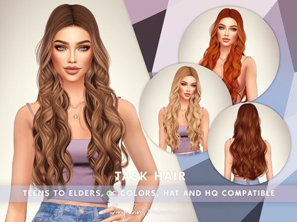 SonyaSims – Task Hair Sims 4 CC