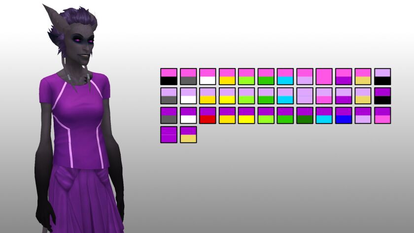 sims 4 cc spa day shirt piping recolor set 6