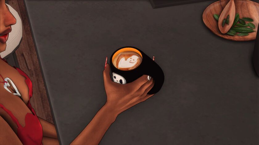 sims 4 cc spooky coffee mug override 3