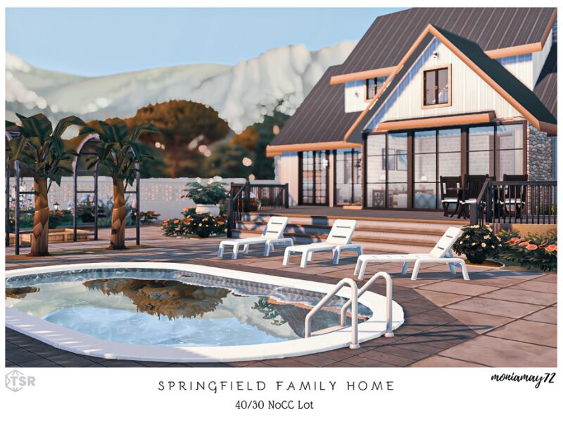 sims 4 cc springfield family home nocc lot by moniamay72 5