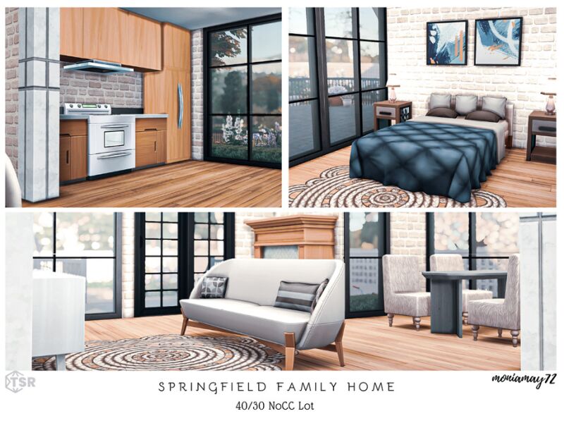 sims 4 cc springfield family home nocc lot by moniamay72 7