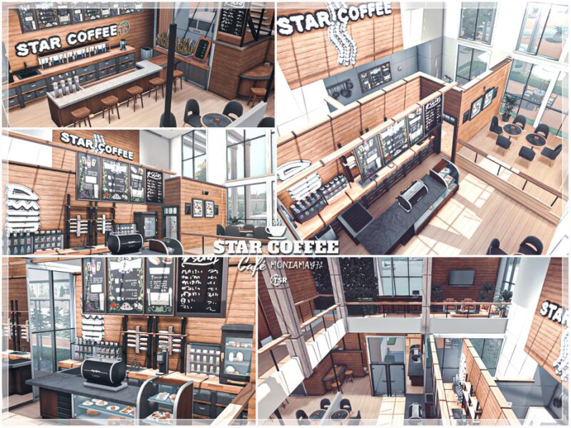 sims 4 cc star coffee cafe no cc by moniamay72 2