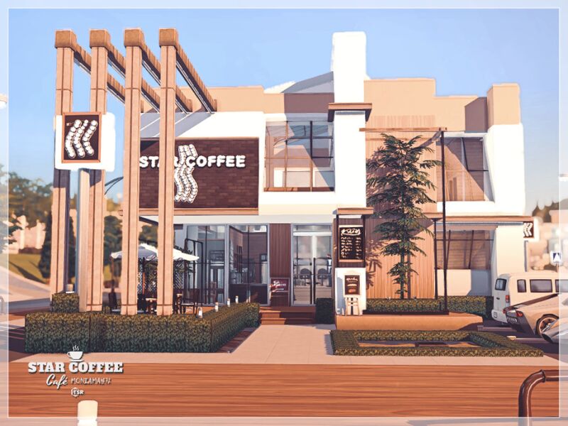 sims 4 cc star coffee cafe no cc by moniamay72 3