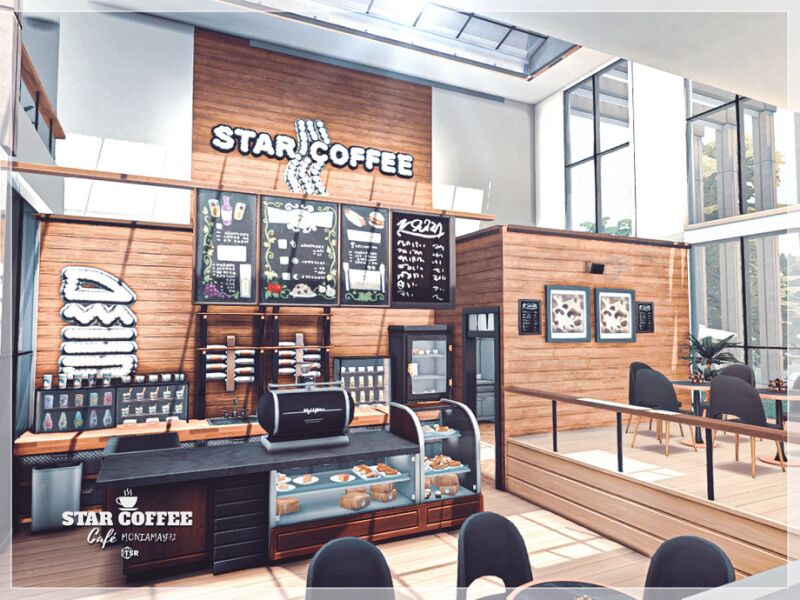 sims 4 cc star coffee cafe no cc by moniamay72 6