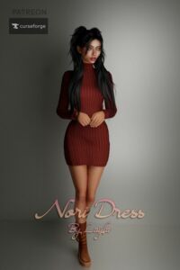 Stella & Nori Dresses By Qlayla Sims 4 CC