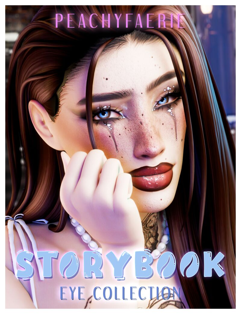 sims 4 cc storybook eyes collection by peachyfaerie 2