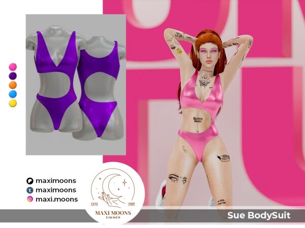 SUE Bodysuit Sims 4 CC