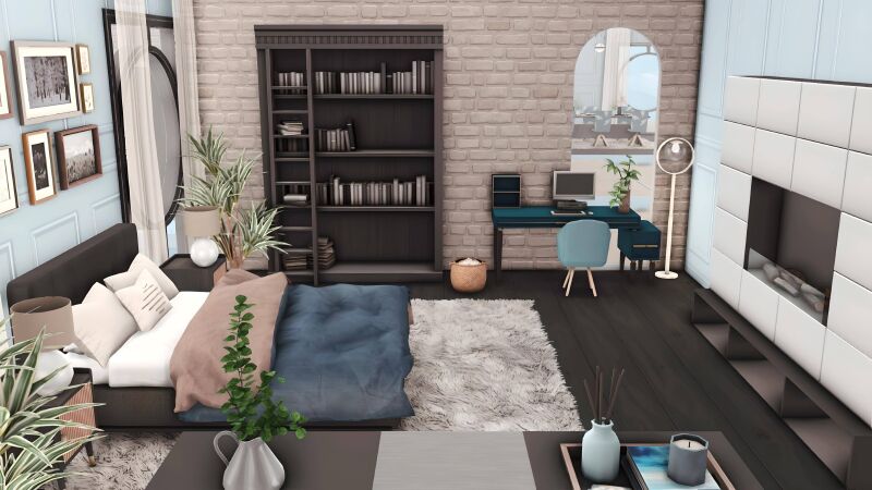 sims 4 cc suina bedroom by miwisimsie 3