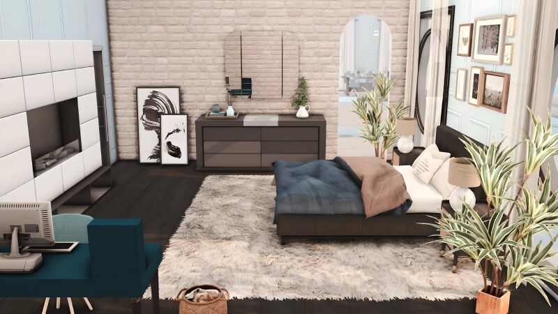 sims 4 cc suina bedroom by miwisimsie 4