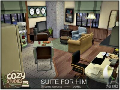 Suite for Him – Custom Content by Nobody1392 Sims 4 CC