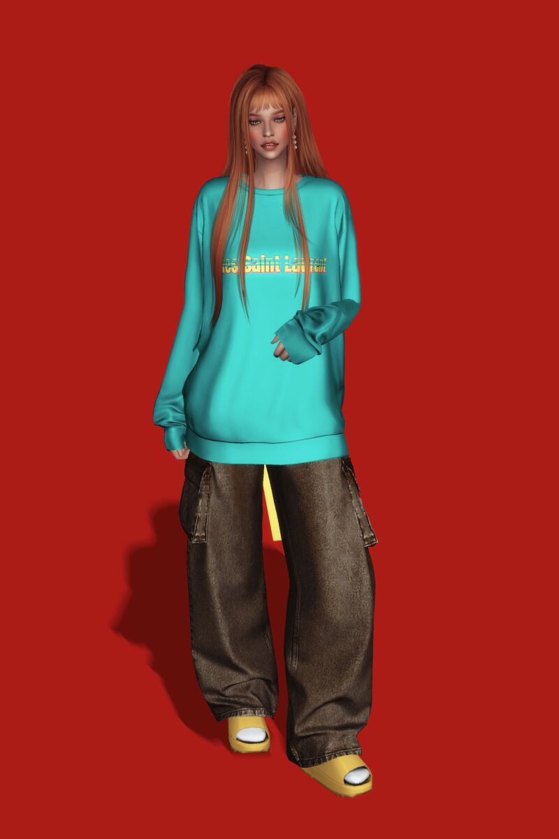 sims 4 cc sweatshirt w lace up back by gorillax3 3