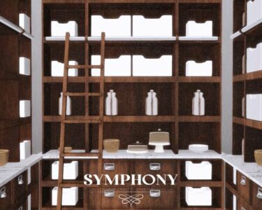 Symphony Pantry Set Sims 4 CC