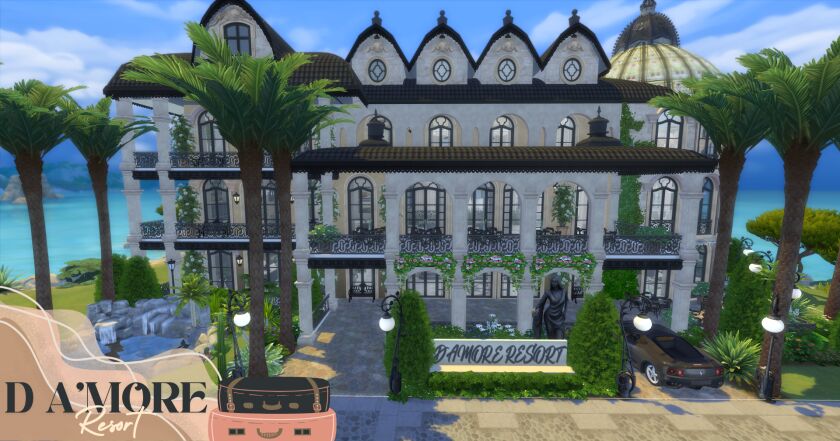 Tartosa Resort: Your Dream Getaway Sims 4 CC