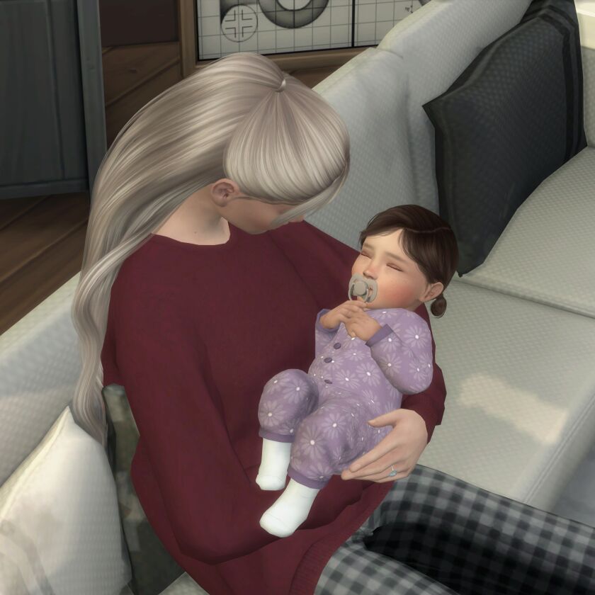 Testing My New Infant Hair Going Well! Sims 4 CC