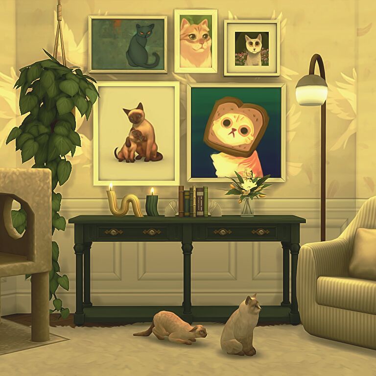 sims 4 cc the art of cats collection by simsyard 2