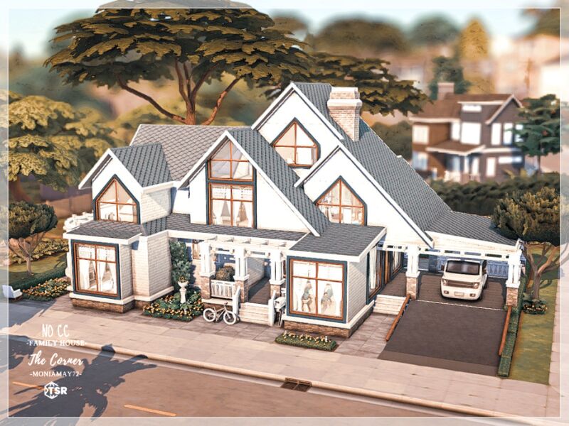 sims 4 cc the corner house no cc lot by moniamay72 7