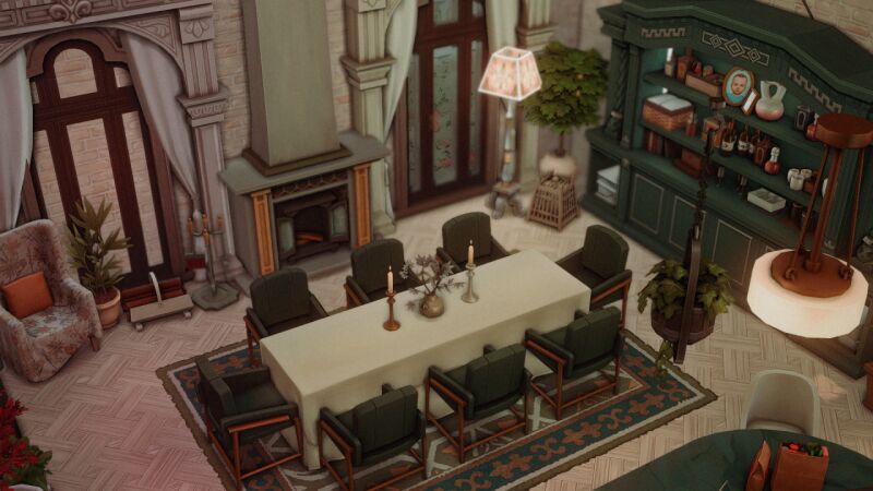 sims 4 cc the marigold chateau makeover by lollisimsi 4