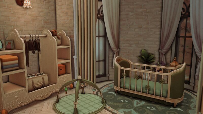 sims 4 cc the marigold chateau makeover by lollisimsi 8