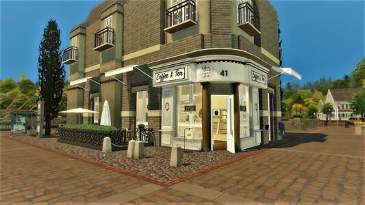 The Roasted Bean Cafe Sims 4 CC