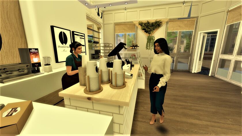 sims 4 cc the roasted bean cafe can now be downloaded from 4