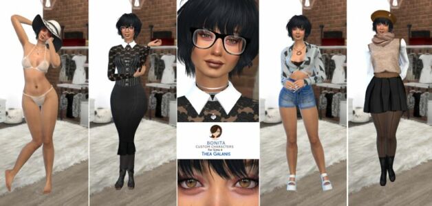 Meet Thea Galanis: Your New Neighborhood Confidante Sims 4 CC