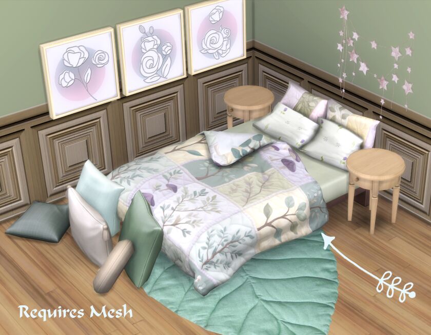 Stylish Mattress Recolor Available! Sims 4 CC