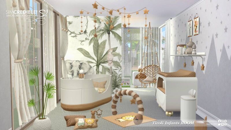 sims 4 cc tivoli infants room by simcredible 2