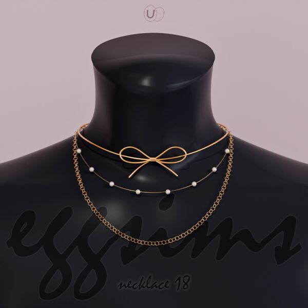 Stunning Necklace 18 for Your Sims 4 Sims 4 CC