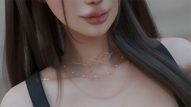 sims 4 cc ts4 cc necklace 18 by eggu 2