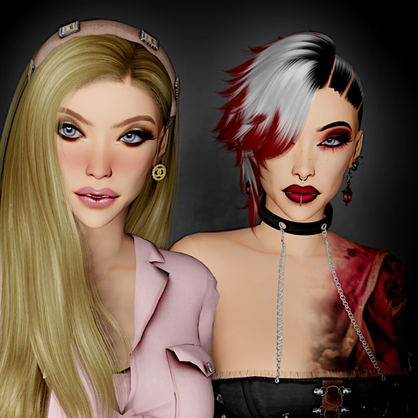 sims 4 cc twin sisters 2