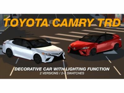 2023 Toyota Camry TRD by Tyler Winston Cars Sims 4 CC